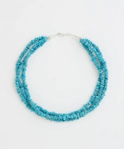 Karen Kane Three Strand Turquoise Stone Necklace Accessories