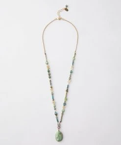 Karen Kane Accessories Gemstone Beaded Pendant Necklace