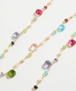 Karen Kane Beaded Gemstone Necklace