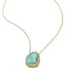 Karen Kane Gemstone Teardrop Necklace New Arrivals
