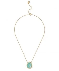 Karen Kane Gemstone Teardrop Necklace New Arrivals
