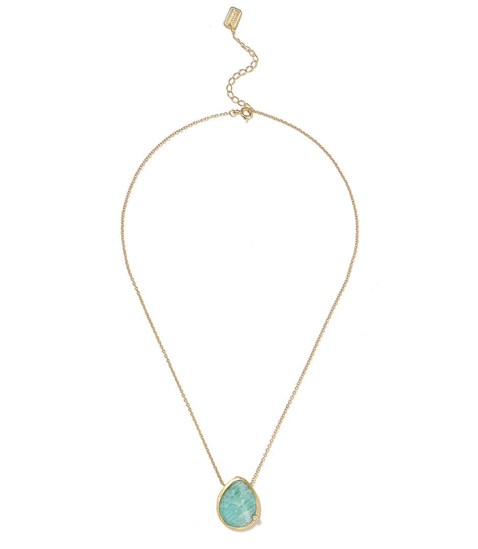 Karen Kane Gemstone Teardrop Necklace - Elegant New Arrival Jewelry 4 Karen Kane Gemstone Teardrop Necklace New Arrivals