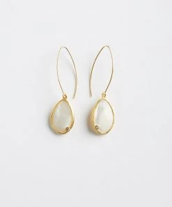 Karen Kane Mother Of Pearl Teardrop Earrings Accessories