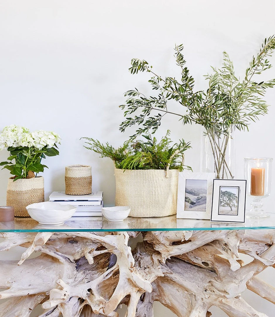 Karen Kane Home Handwoven Sisal Basket - Eco-Friendly Decorative Storage Solution 3 Karen Kane Home Handwoven Sisal Basket