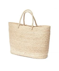 Karen Kane Oversized Raffia Braid Beach Bag
