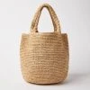 Karen Kane Raffia Tote Bag