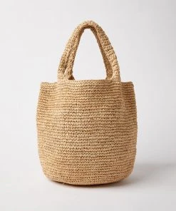 Karen Kane Raffia Tote Bag