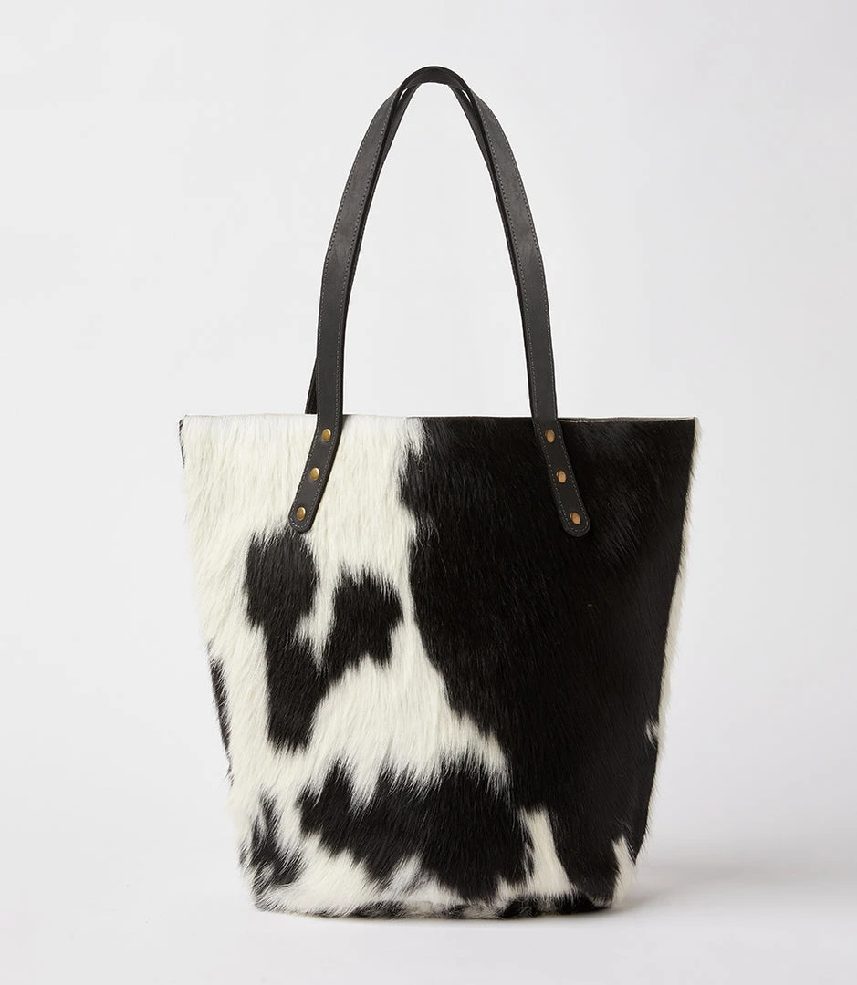 Karen Kane Cowhide Tote - Stylish & Durable Handbag for Everyday Use 3 Karen Kane Cowhide Tote
