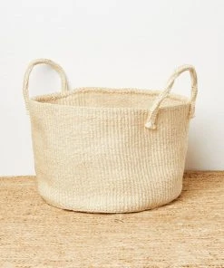 Karen Kane Home Handwoven Sisal Basket