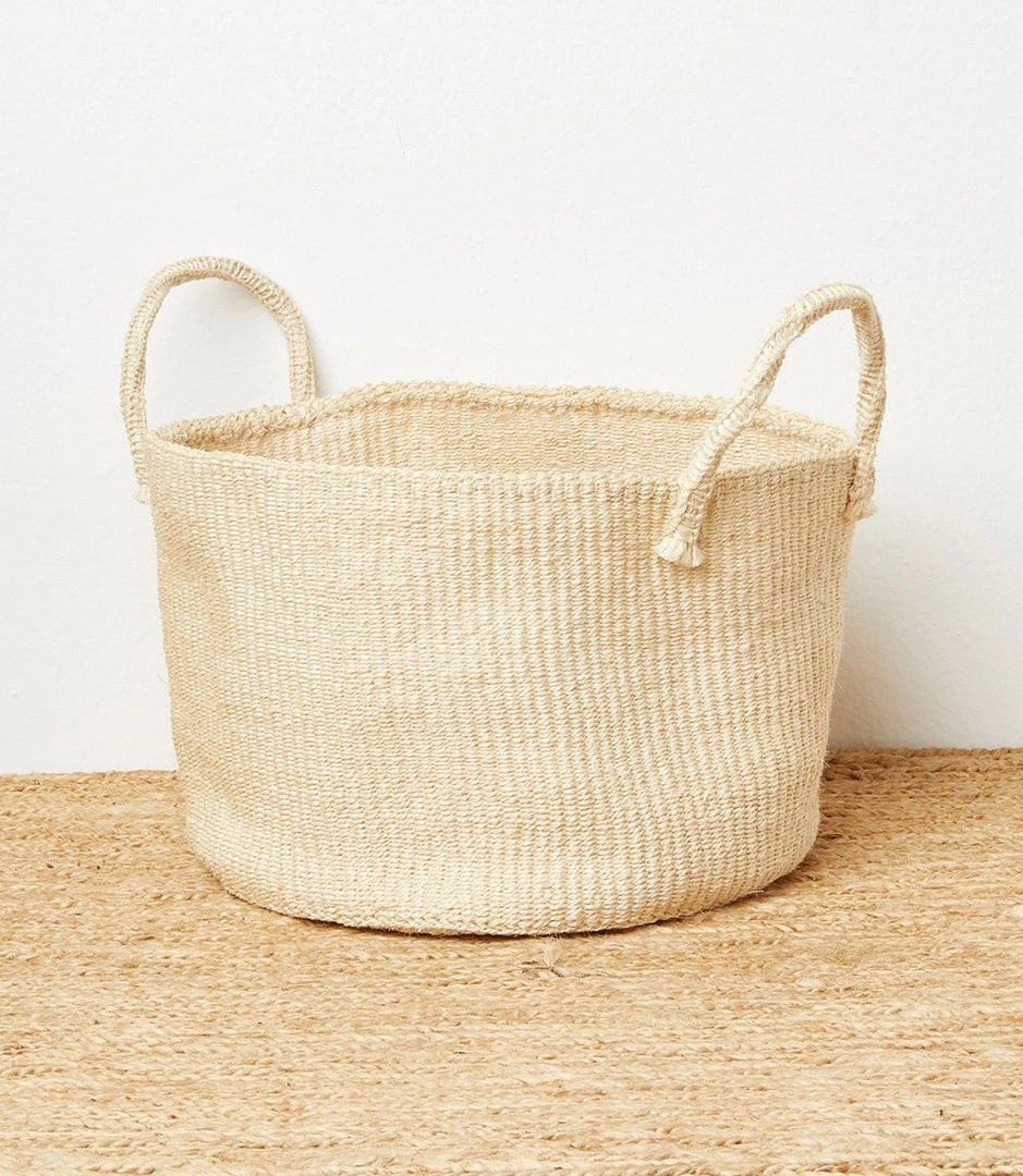 Karen Kane Home Handwoven Sisal Basket - Eco-Friendly Decorative Storage Solution 4 Karen Kane Home Handwoven Sisal Basket
