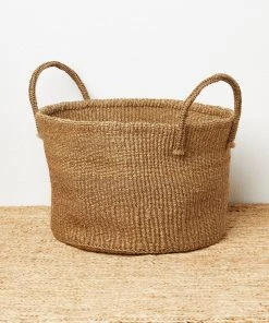 Karen Kane Handwoven Sisal Basket
