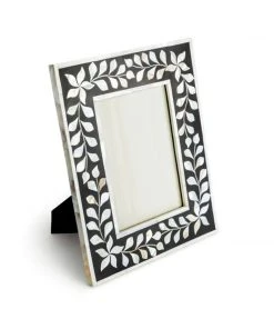 Karen Kane Home Floral Inlay Picture Frame