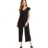 Karen Kane Petite Size Tie-Front Jumpsuit Petites