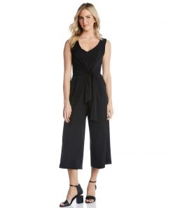 Karen Kane Best Sellers Tie-Front Jumpsuit