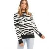 Karen Kane Zebra Stripe Sweater Clothing