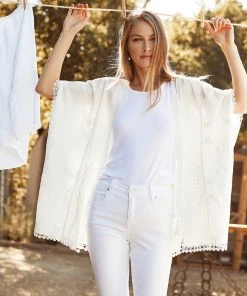 Karen Kane Crochet Jacket