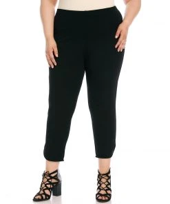 Karen Kane Plus Size Curved Hem Piper Pants