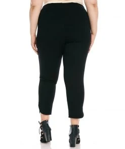 Karen Kane Plus Size Curved Hem Piper Pants