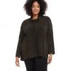 Karen Kane Plus Size Hi-Lo Turtleneck Top