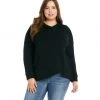 Karen Kane Plus Size Crossover Hoodie