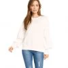 Karen Kane Clothing Puff Sleeve Sweatshirt