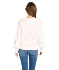 Karen Kane Clothing Puff Sleeve Sweatshirt