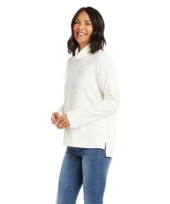 Karen Kane Clothing Petite Size Turtleneck Hi-Lo Sweater