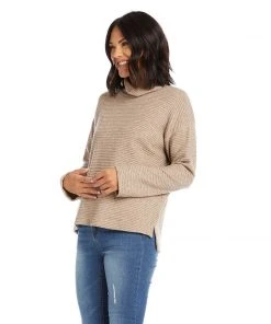 Karen Kane Clothing Turtleneck Hi-Lo Sweater