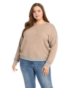 Karen Kane Plus Size Colorblock Sweater