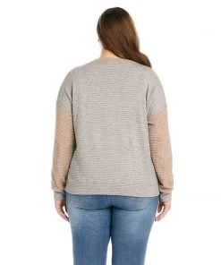 Karen Kane Plus Size Colorblock Sweater