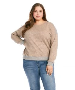 Karen Kane Plus Size Colorblock Sweater