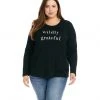 Karen Kane Plus Size Grateful T-Shirt