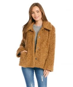 Karen Kane Sherpa Fur Jacket