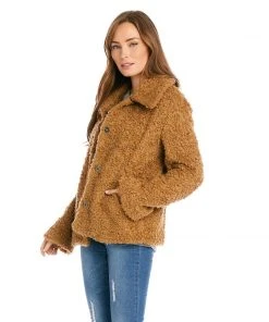 Karen Kane Sherpa Fur Jacket