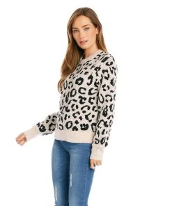 Karen Kane Animal Jacquard Sweater