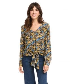 Karen Kane Tie-Front Top