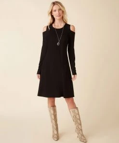 Karen Kane Cold Shoulder A-Line Dress New Arrivals