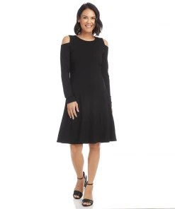 Karen Kane Cold Shoulder A-Line Dress New Arrivals