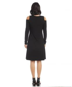 Karen Kane Cold Shoulder A-Line Dress New Arrivals