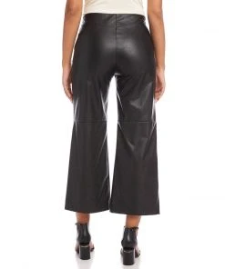Karen Kane New Arrivals Cropped Faux Leather Pants