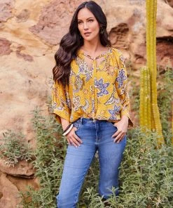 Karen Kane New Arrivals Blouson Sleeve Top