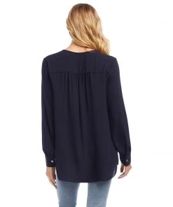 Karen Kane Crossover Tie Top