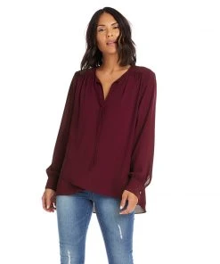Karen Kane Crossover Tie Top