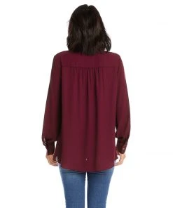 Karen Kane Crossover Tie Top