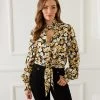 Karen Kane New Arrivals Tie-Front Top