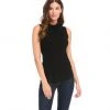 Karen Kane Sleeveless Drape Neck Top
