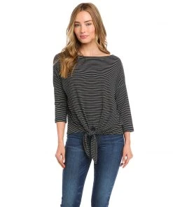 Karen Kane New Arrivals 3/4 Sleeve Boatneck Top