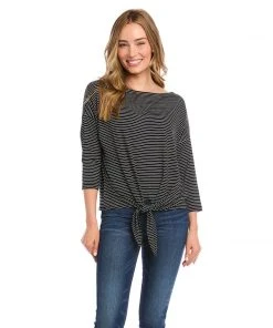 Karen Kane New Arrivals 3/4 Sleeve Boatneck Top