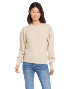 Karen Kane Poof Sleeve Sweater