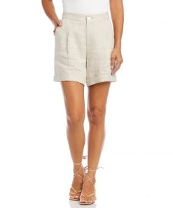 Karen Kane Clothing High Waist Pleated Shorts